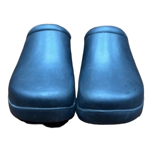 Klogs Womens Mules Shoes Black Slip On Flat Heel Work Comfort 8 - Picture 3 of 9